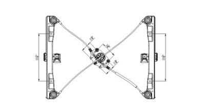 TYC Power Window Motor and Regulator Assembly, FQPX-TYC-660344