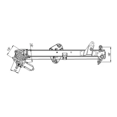 TYC Power Window Motor and Regulator Assembly FQPX-TYC-660378 Engine Performance