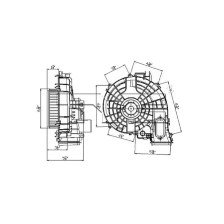 TYC HVAC Fan Motor FQPX-TYC-700240 Automotive Heating & Cooling Parts