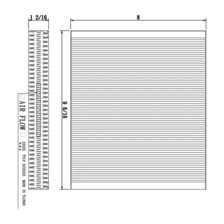 TYC cabin air filter FQPX-TYC-800182C Automotive Cabin Air Filters