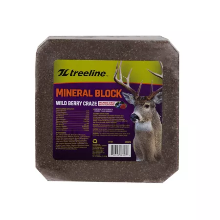 Treeline Wild Berry Craze Deer Mineral Block 25 lb. Game Attractants