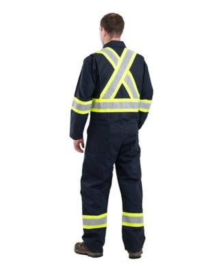 Image showing 1 th Berne Men's Safety Striped Unlined Coveralls