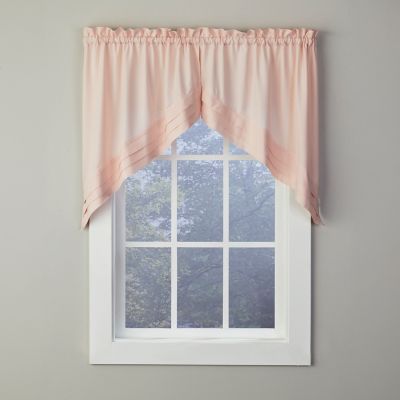 SKL Home Holden Swag Window Curtains, Pink, 1 Pair
