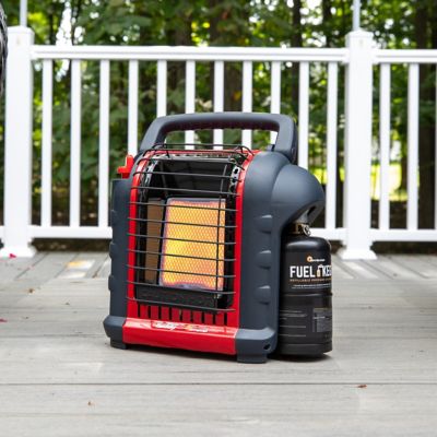 Image showing  Liquid Propane Portable Buddy Heater, 225 sq. ft., 9,000 BTU, Red
