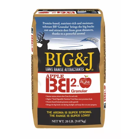 Big & J BB2 Apple Granular Game Feed NY 20 lb bag Game Feed