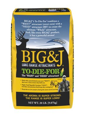 Big & J 20 lb. To-Die-For Granular Game Feed, NY