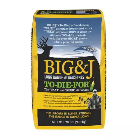 Big & J To-Die-For Granular Game Feed NY 20 lb bag Game Feed