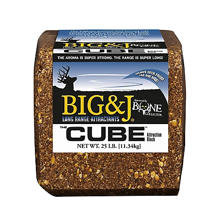 Big & J 25 lb. BB2 Cube Game Feed, NY