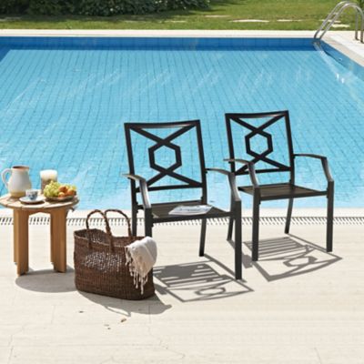 Nuu Garden Outdoor 2-Piece Iron Chair Set