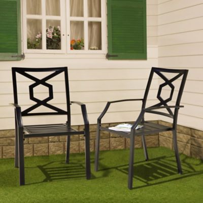 Image showing 8 th Nuu Garden Outdoor 2-Piece Iron Chair Set