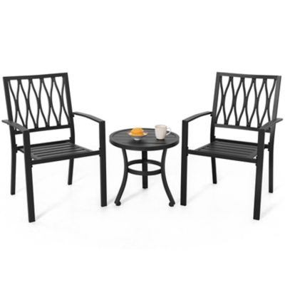 Image showing  3 pc. Iron Patio Bistro Set