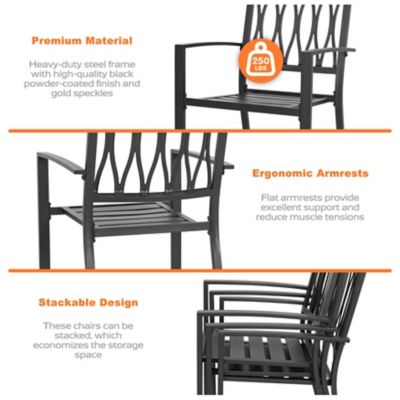 Image showing  3 pc. Iron Patio Bistro Set