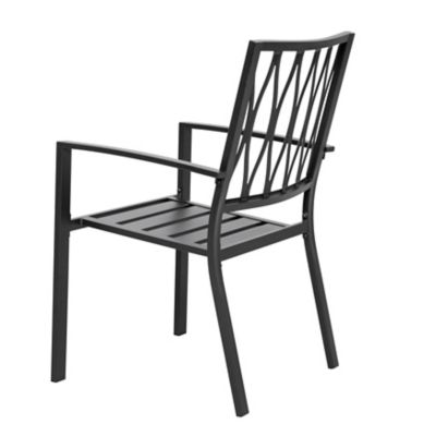 Image showing 7 th Nuu Garden 3 pc. Iron Patio Bistro Set