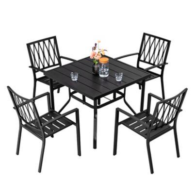 Image showing  5 pc. Iron Dining Set