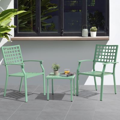 Image showing  3-Piece Metal Patio Bistro Set