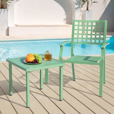 Image showing  3-Piece Metal Patio Bistro Set