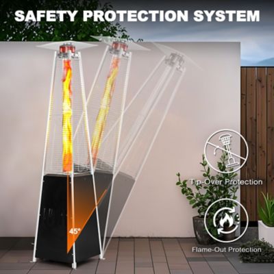 Image showing 5 th Nuu Garden Pyramid Gas Patio Heater, 48,000 BTU