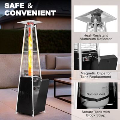 Image showing 8 th Nuu Garden Pyramid Gas Patio Heater, 48,000 BTU