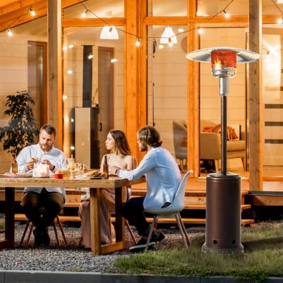 Image showing  46,000 BTU Stainless Steel Patio Heater