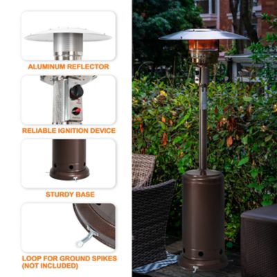 Image showing 8 th Nuu Garden 46,000 BTU Stainless Steel Patio Heater