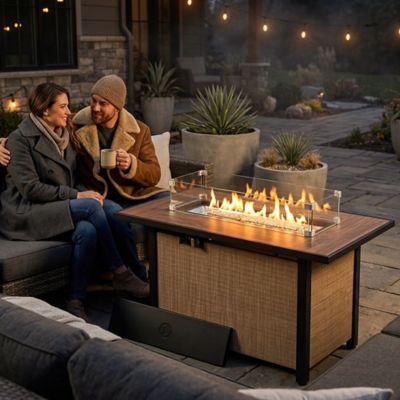 Image showing 8 th Nuu Garden Steel Propane Gas Fire Pit