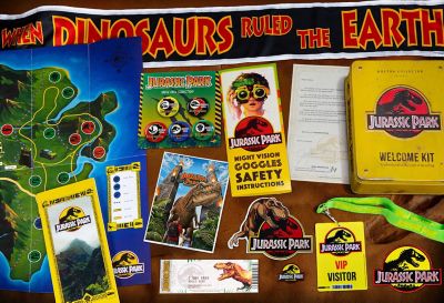 Image showing  Jurassic Park Welcome Kit Memories and Collector Kit, For Ages 14+