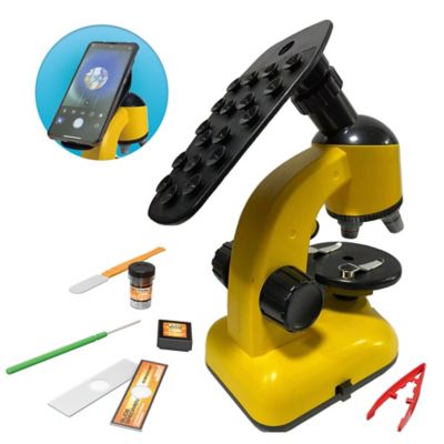 Curious Mind Children's Microscope Toy, View Through Your Phone