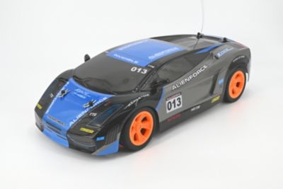 Rev-Volt Alienforce 27 MHz Radio-Control Racing Toy Car, Blue, High Speed, Stunts and High Voltage Performance