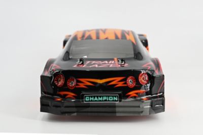 Image showing  Phantom 27 MHz Radio-Control Toy Racing Car, Orange, High Speed, Stunts and High Voltage Performance