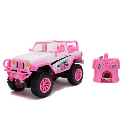JADA Toys Girlmazing R/C Jeep, Exclusive Star Deco, 1:16 Scale