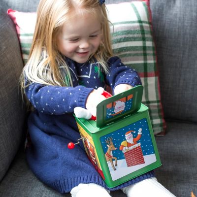 Image showing  Santa Clause Jack in the Box Toy