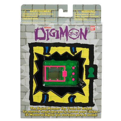 Image showing  Original Digimon Digivice Virtual Pet Monster, Translucent Neon Green