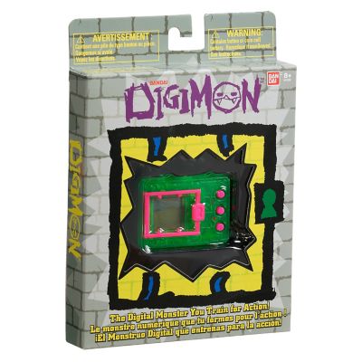Image showing  Original Digimon Digivice Virtual Pet Monster, Translucent Neon Green