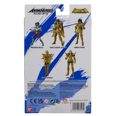 Image showing  Anime Heroes Knights of The Zodiac Aries Mu Action Figure, 6.5 in.