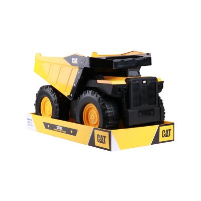 Image showing 6 th Funrise CAT Mighty Steel Dump Truck Toy