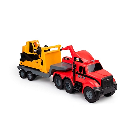 Funrise CAT Heavy Movers Toy Fire Truck with Bulldozer