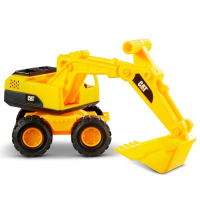 Funrise CAT Tough 15 in. Rigs Construction Toy Excavator, Yellow