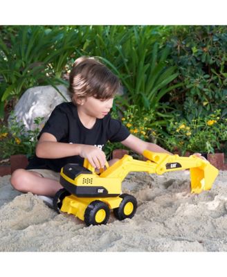Image showing  CAT Tough 15 in. Rigs Construction Toy Excavator, Yellow