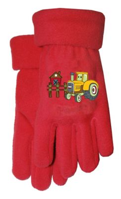 Midwest Gloves Fleece Tractor Icon Gloves, 1 Pair