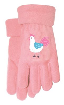 Midwest Gloves Fleece Chicken Icon Gloves, 1 Pair