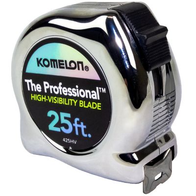 Image showing  25 ft. x 1 in. Chrome Professional Tape Measure