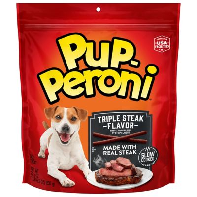 Pup-Peroni Triple Steak Beef Flavor Dog Treats, 22.5 oz.