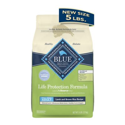 Blue Buffalo Life Protection Small Breed Adult Natural Lamb and Brown Rice Recipe Dry Dog Food