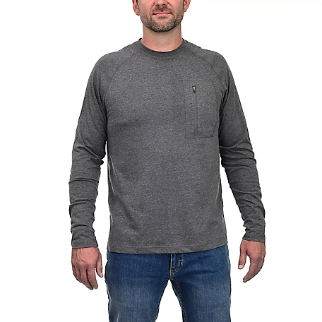 Ridgecut Men's Long-Sleeve Active T-Shirt with Chest Pocket