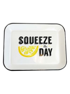 HaynesBesco Group Squeeze The Day Enamel Serving Tray