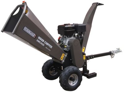 Green-Power America Gas-Powered Commercial Chipper Shredder with 15 HP Engine, 6 in.