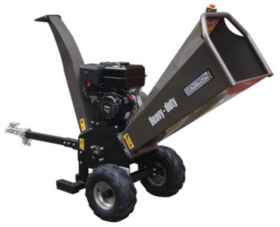 Image showing  Gas-Powered Commercial Chipper Shredder with 15 HP Engine, 6 in.