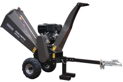 Image showing  Gas-Powered Commercial Chipper Shredder with 15 HP Engine, 6 in.