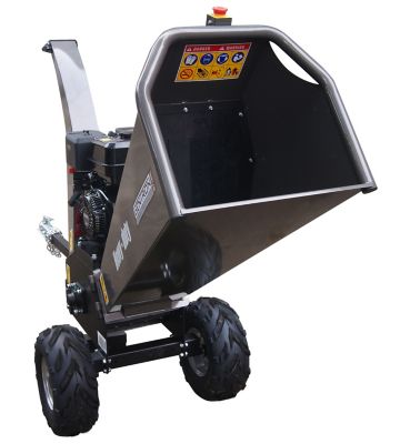 Image showing  Gas-Powered Commercial Chipper Shredder with 15 HP Engine, 6 in.