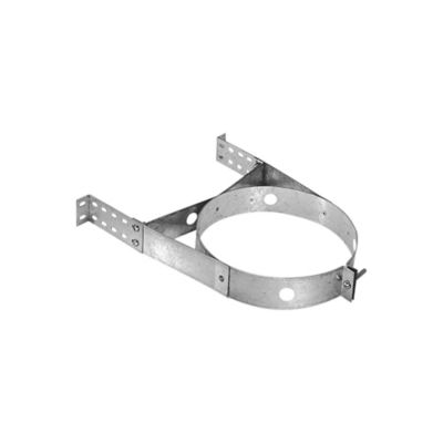 DuraVent DuraPlus 6 in. Diameter Wall Strap, Adjustable from 2-6 in.